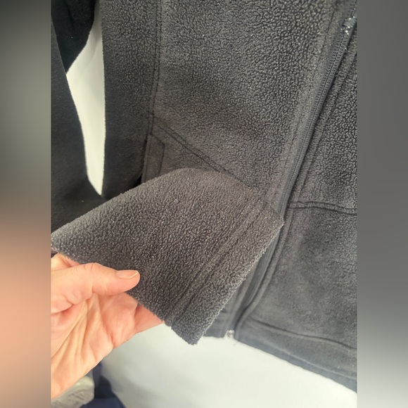 Columbia zip up polar fleece jacket with hood fleece women’s medium - Picture 3 of 10